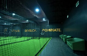 Family Seating in Batting Area at Ball 2 Barrel Baseball Academy