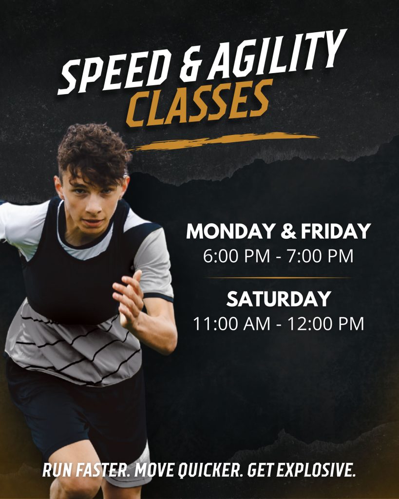 speed ana dility classes poster